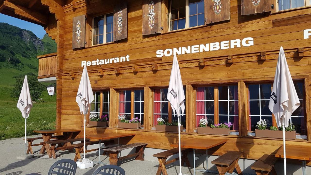 Hotel Restaurant Sonnenberg Murren Exterior photo