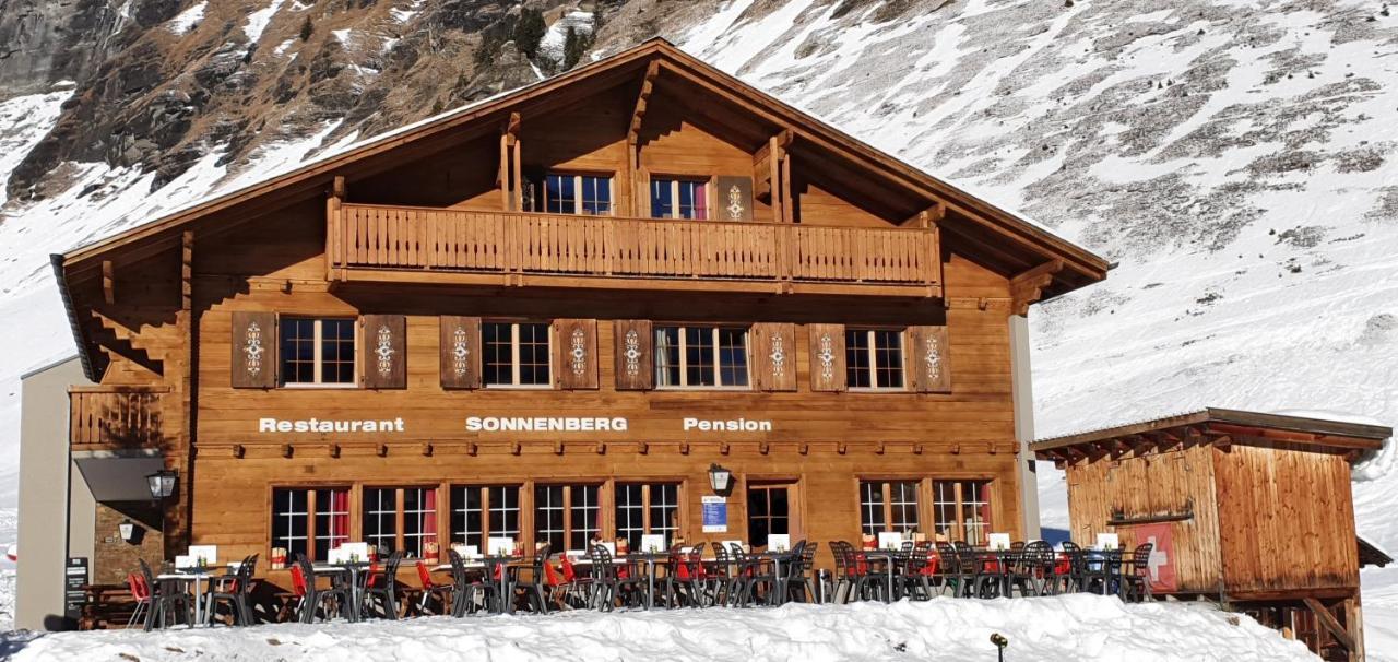 Hotel Restaurant Sonnenberg Murren Exterior photo