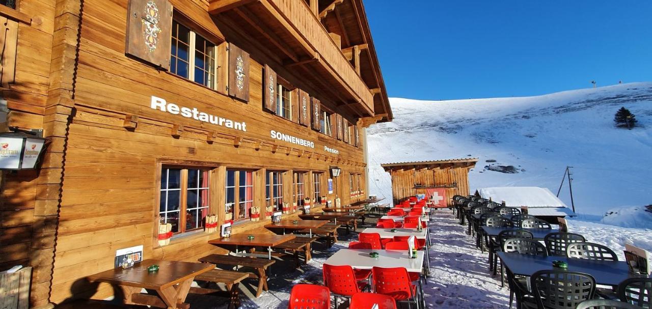 Hotel Restaurant Sonnenberg Murren Exterior photo