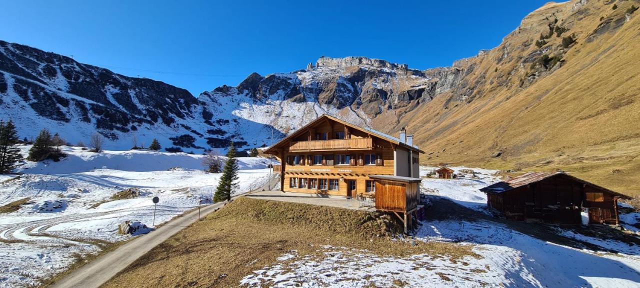 Hotel Restaurant Sonnenberg Murren Exterior photo